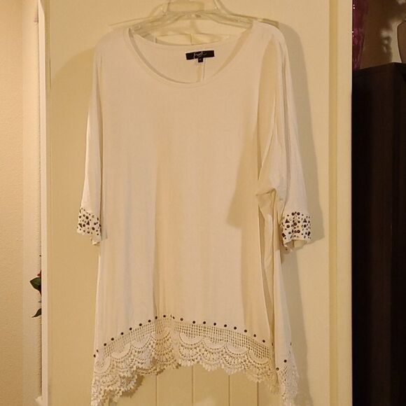 Earl Jeans - White blouse - Picture 1 of 2